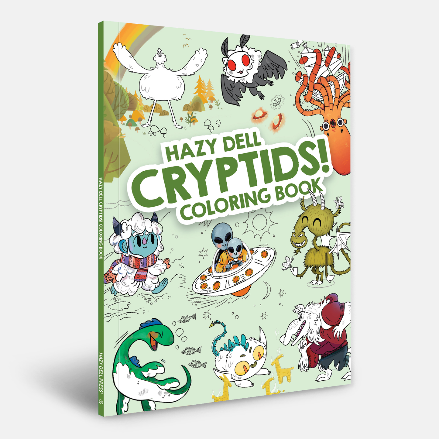 Hazy Dell Cryptids! Coloring Book