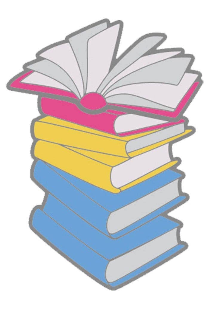 Pride Books Pin: Pansexual